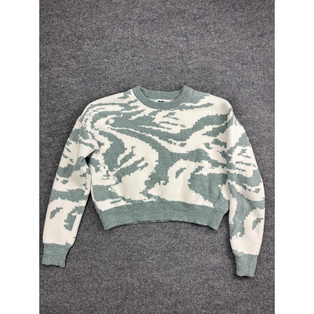 William Rast Sweater Womens‎ Small Crewneck Pullover Abstract Pattern Soft Knit